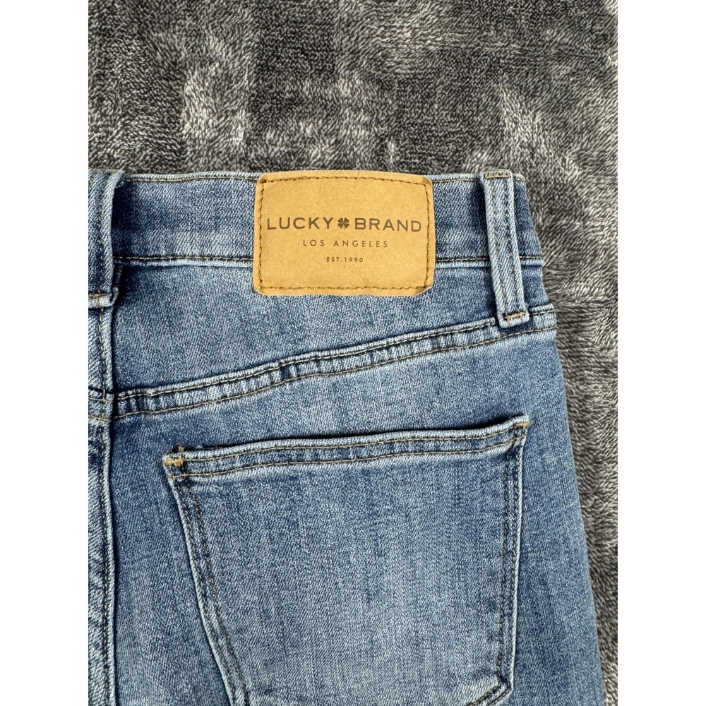 Lucky Brand Bridgette High Rise Ankle Skinny Jeans Button Fly Light Wash 8/29 - Picture 7 of 13